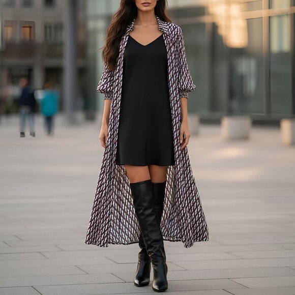 Zara Sussy Multi-Color Shirtdress XS - Picture 6 of 14